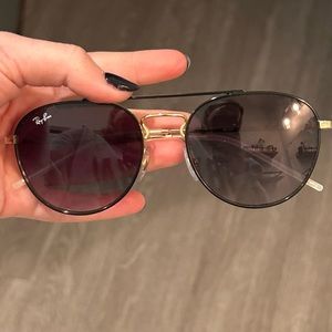 Ray Bans (I don’t believe they sell this color- way anymore)